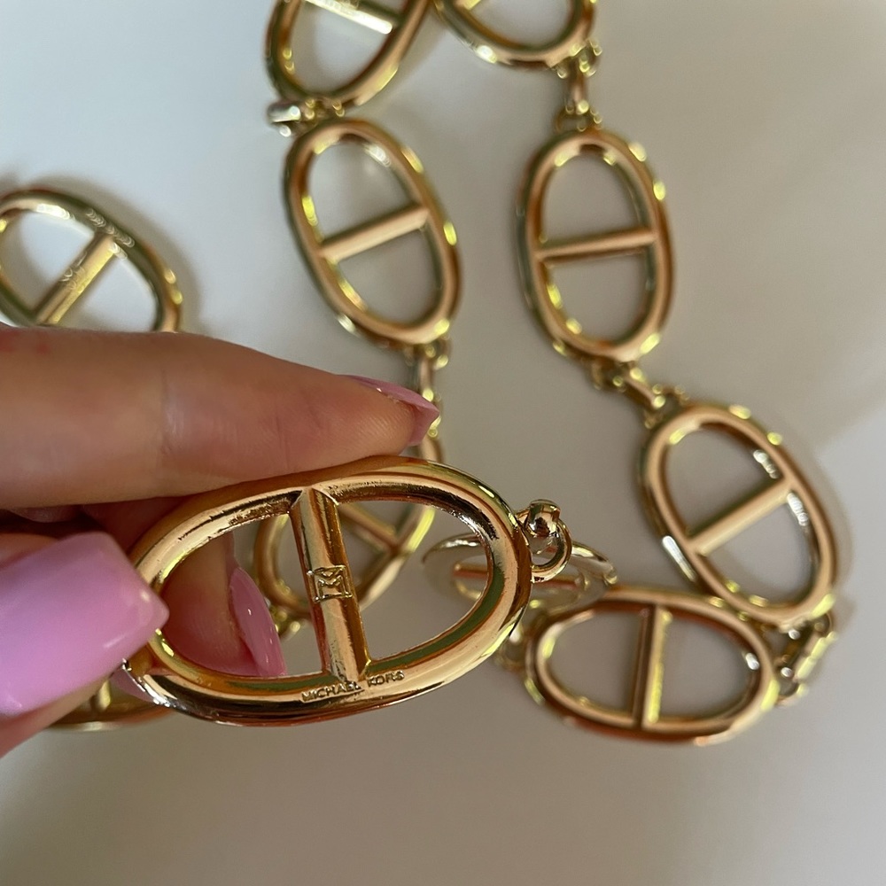 Michael Kors harness chain belt